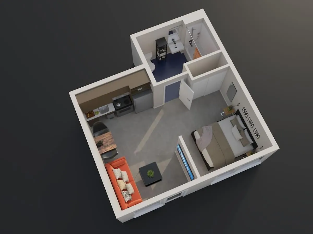 Sunny Studio Apartment - Food Carts, Coffee & Bars 波特蘭